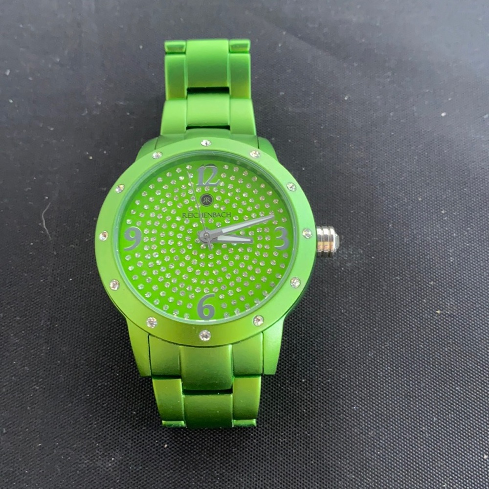 Reichenbach green aluminum watch